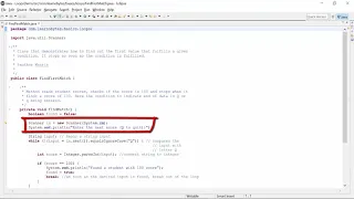 Common Looping Algorithm - Find first match