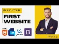 HTML CSS jQuery Bootstrap - Build Your First Website Part 2