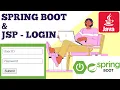 Simple - in using Spring Boot REST JSP Java Web App Development Scratch
