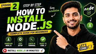 JavaScript Series Install Node js VS Code Setup for Beginners