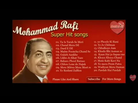 Download MP3 MOHAMMAD RAFI SUPER HIT SONG TU IS TARAH SE MERI