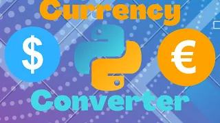Currency Converter using python