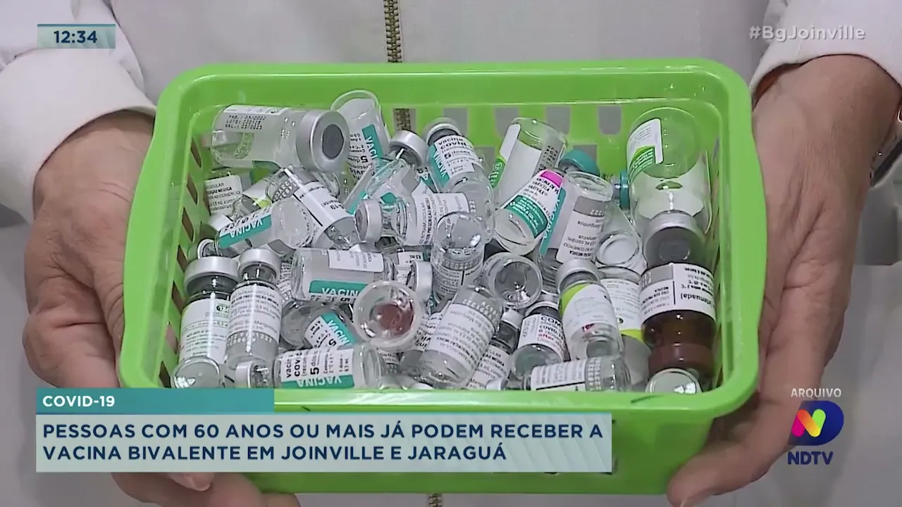 Covid-19: Pessoas com 60 anos ou mais já podem receber a vacina bivalente em Joinville e Jaraguá