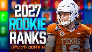 Our First 2027 Dynasty Rookie Rankings Tiers