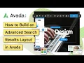 How to Build an Advanced Search Results Layout in Avada
