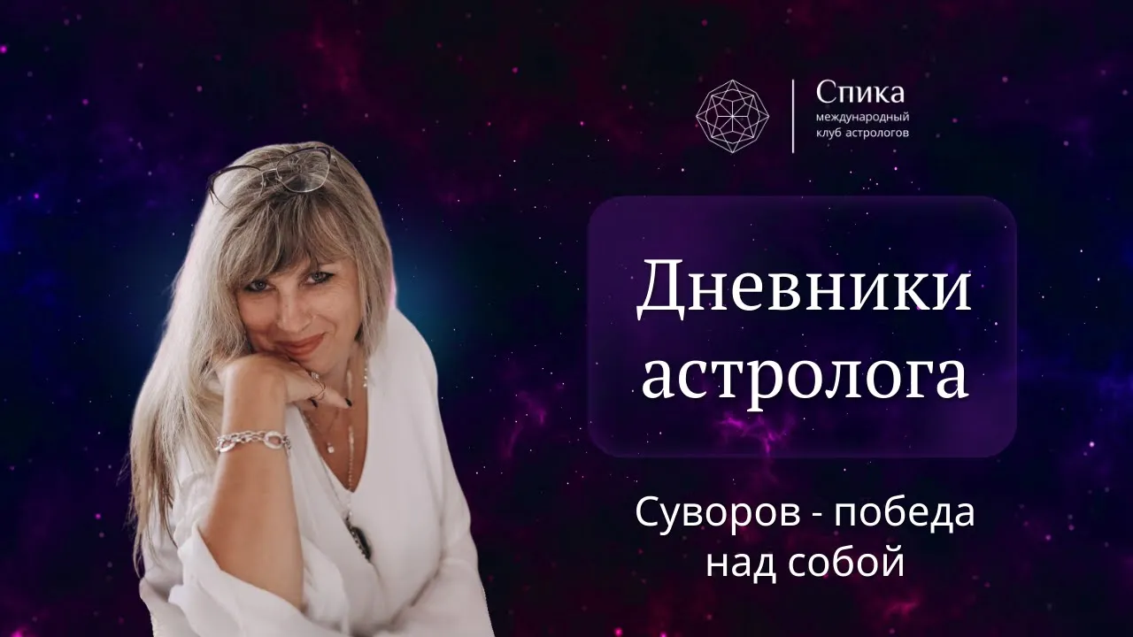 Дневники астролога. Суворов - победа над собой Лектор - Таша Игошина.