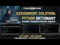 Learn Python Dictionaries by Building a Real Project