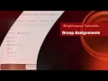 Group Assignments in Brightspace