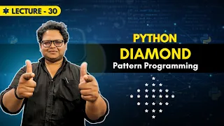 Diamond Pattern Tutorial for Beginners Pattern Programming in Python Zero to Placement