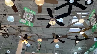 2025 Menards Ceiling Fan Display Tour