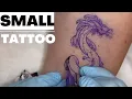 Small Dragon Tattoo Time Lapse