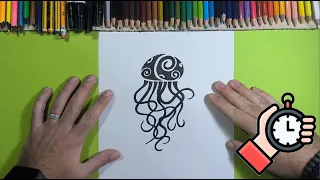 Como dibujar una medusa 3 | How to draw a medusa 3