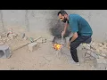 🔥Mostafa cooked an awesome pizza using fire!🍕And he built a dream cabin for Narges🏡