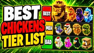 *NEW* BEST CHICKENS TIER LIST In Grow a Chicken Fighter! (DO THIS NOW) Roblox