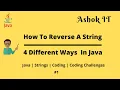 Java Program To Reverse Given String Ashok IT