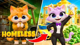 Me vs Girlfriend Building A Secret Base!!😹 (I AM CAT VR)