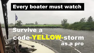 The Code-Yellow-Storm CHASE: Navigating Lady Liselot under SEVERE WEATHER Conditions; S03/E14