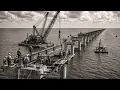 How Workers Built the 24 Mile Lake Pontchartrain Causeway Across Open Water