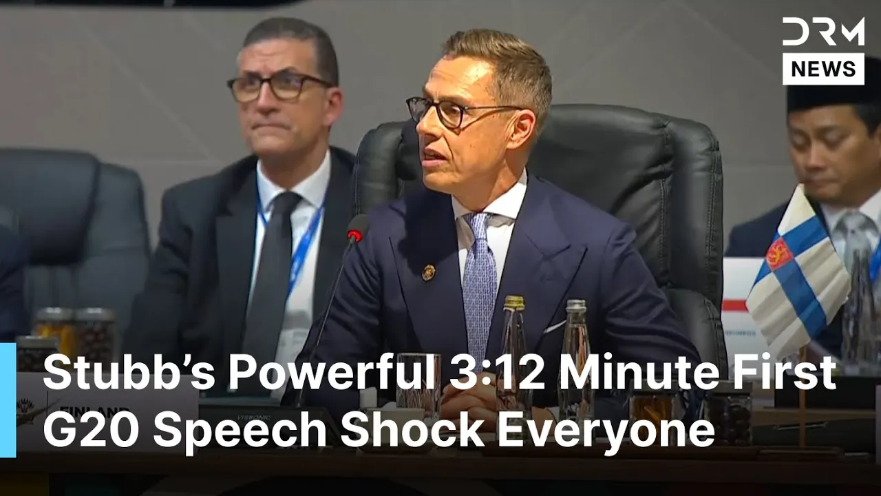 Finland’s Alexander Stubb Calls for Rules-Based Approach to Global Wars in First G20 Speech | AC1B