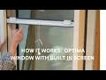 How it works - OPTIMA window with built in screen