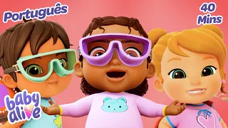 Brincando de Fantasia! 🎭✨| Vídeos para bebés | Baby Alive em Português | Desenhos animados infantis