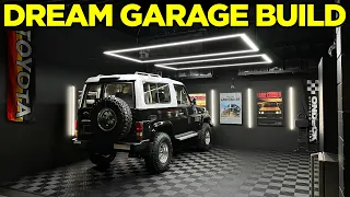 Ultimate DREAM GARAGE Transformation (Full Build In 15 Mins)