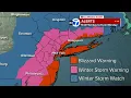 Blizzard winter storm warnings for NYC and the Tri-State How much snow to expect