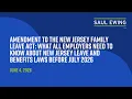 What All Employers Need to Know About NJ Leave and Benefits Laws before July 2026