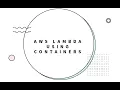 Create a AWS lambda function using aws provided container in NodeJS