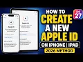 How to Create a New Apple ID on iPhone iPad Step-by-Step Guide 2026