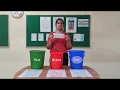 3 way segregation of waste - English