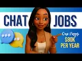 4 Online Chat Jobs You Can Do from Home | No Phone Remote WFH 2025