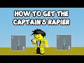 How To Get The Captain s Rapier In Roblox Islands BEST SWORD IN THE GAME