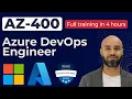 AZ-400 Full Course Microsoft DevOps Engineer Certification Training