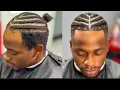 Fade with Braids on top Crispy Lineup