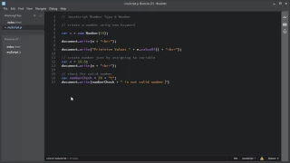 Number Data Type In JavaScript