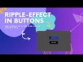 Button with ripple effect with simple html CSS and jQuery