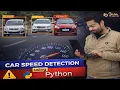 Car Speed Detection using OpenCV in Python Vehicle Counting using YOLO