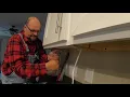 Installing under cabinet lights that I got from Lowes