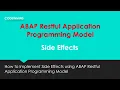 Part 14 ABAP Restful Application Programming Model - Side Effects
