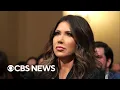 Takeaways from DHS Sec Kristi Noem s contentious testimony at House hearing on worldwide threats