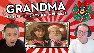 brits react to elmo and patty grandma got run over by a reindeer
