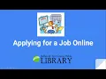 Applying for a Job Online