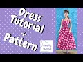 Free Doll Clothes Patterns Vintage Barbie Dress Tutorial with Pattern