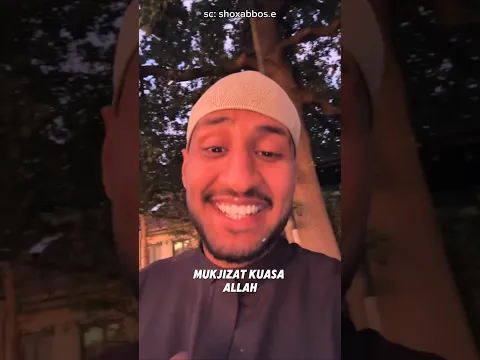 DIA SANGAT BERUNTUNG MELIHAT MUKJIZAT ALLAH🥲