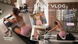 BO TEE REFORMER PILATES EVENT PICNIC IN LONDON HAIR GROWTH ROUTINE daily vlog
