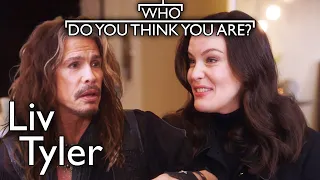 Liv Tyler tells Steve Tyler about his musician ancestor Who Do You Think You Are U S