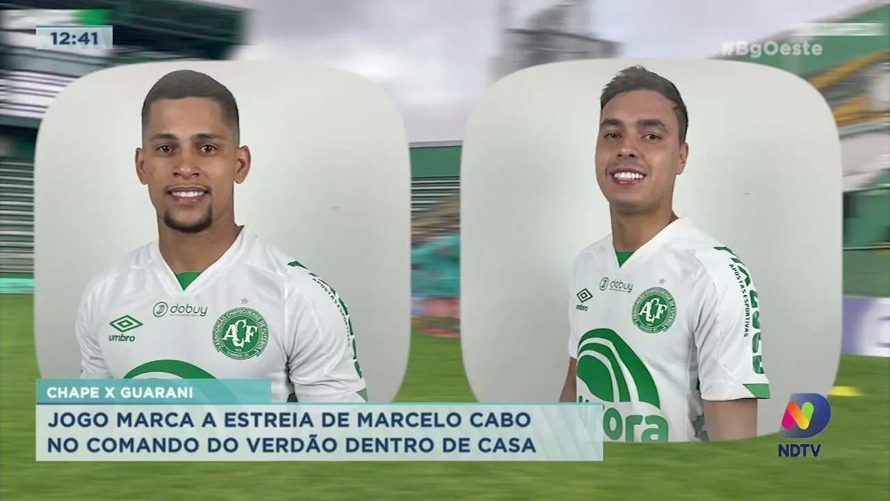 Chapecoense e Guarani: jogo marca a estreia de Marcelo Cabo no comando do Verdão dentro de casa