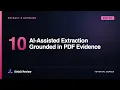 AI data extraction from PDFs with page-level evidence ISNaD Review 10