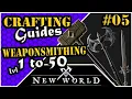 New World Crafting - Weaponsmithing